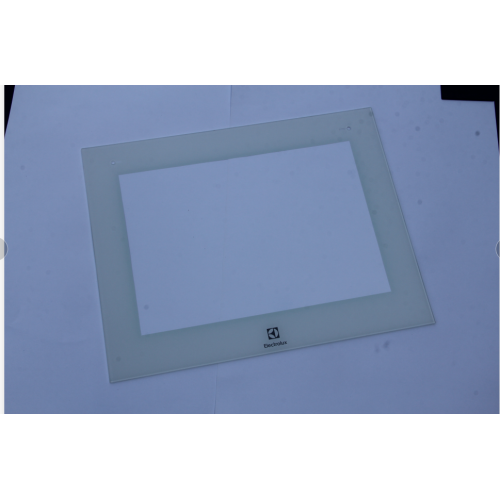 White Decorative Silk Screen Printed Tempered Glass